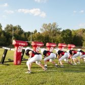 3 man youth football sled